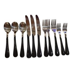 Fiesta Black Swirl Flatware